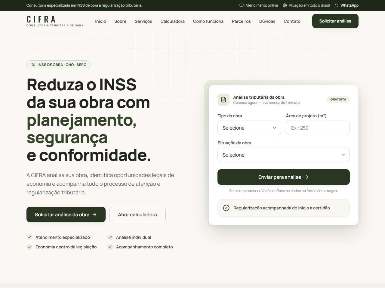 Prévia do site de CIFRA